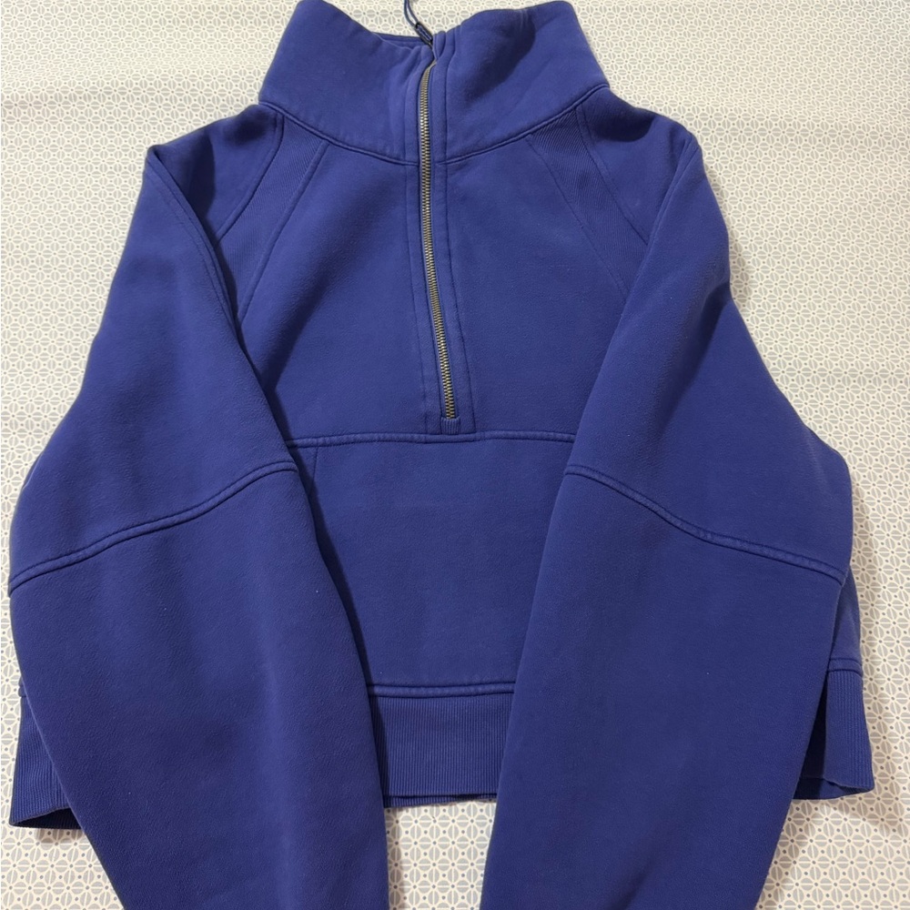 Lululemon Scuba Oversized Funnel Neck
Half Zip in Blue Suze M/L